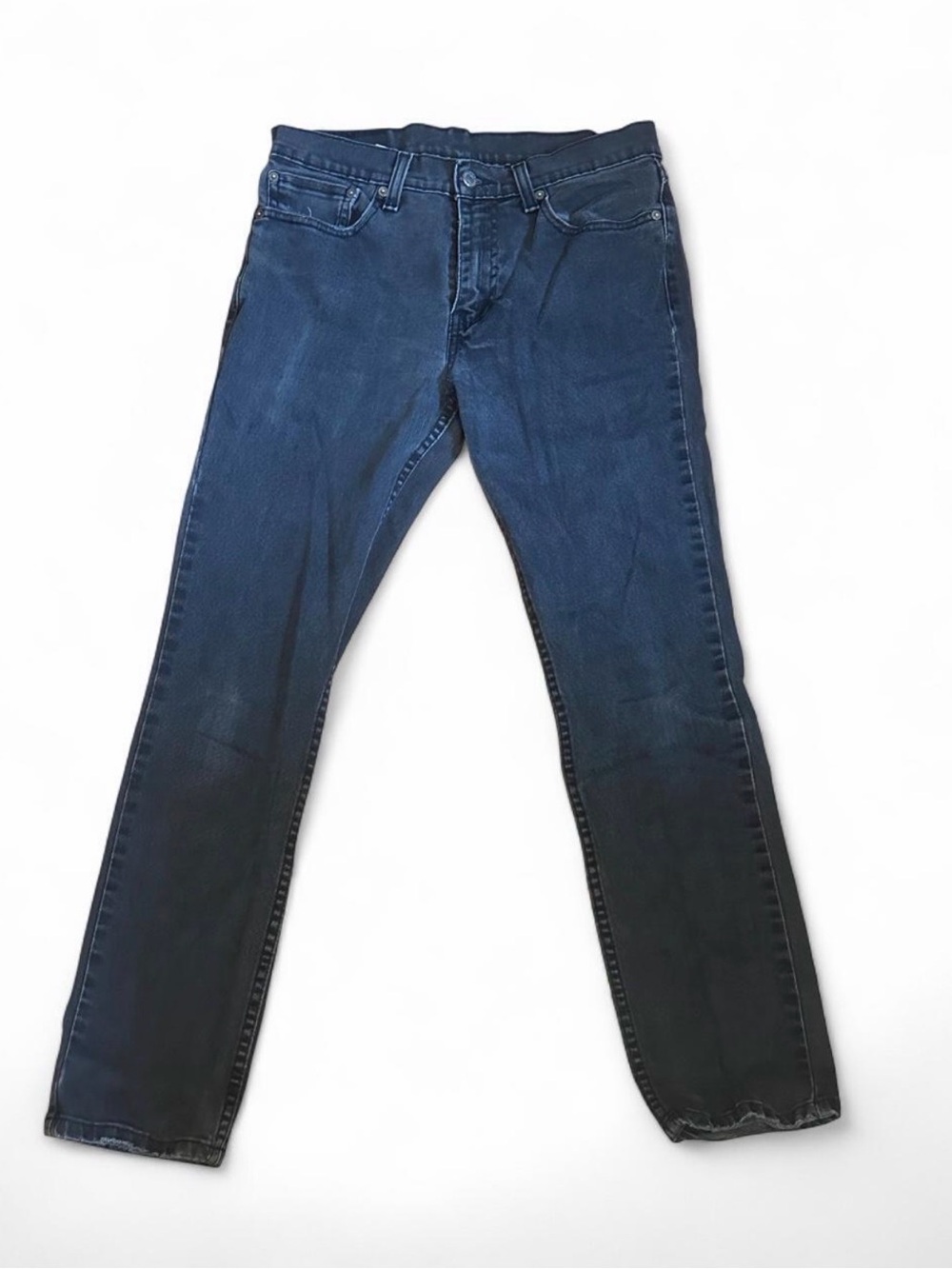 Men's Slim Straight Black Jeans